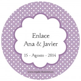 100 Etiqueta Circular 7cm LPB imprimible