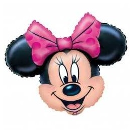 Globo Foil de 9" (23cm) Cabeza Minnie