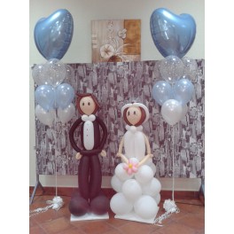 Decoraci&oacute;n Boda en Celeste, Blanco y Cristal