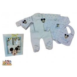 Conjunto beb&eacute; Mickey 4 Pzas.